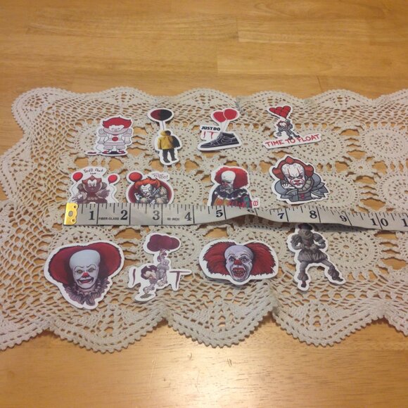 Scary Clowns IT Stickers for computers, laptops, lockers, luggage - Picture 2 of 6